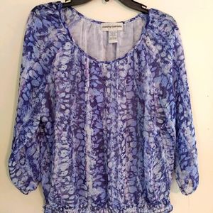 Cathy Daniels lightweight Blouse Size L